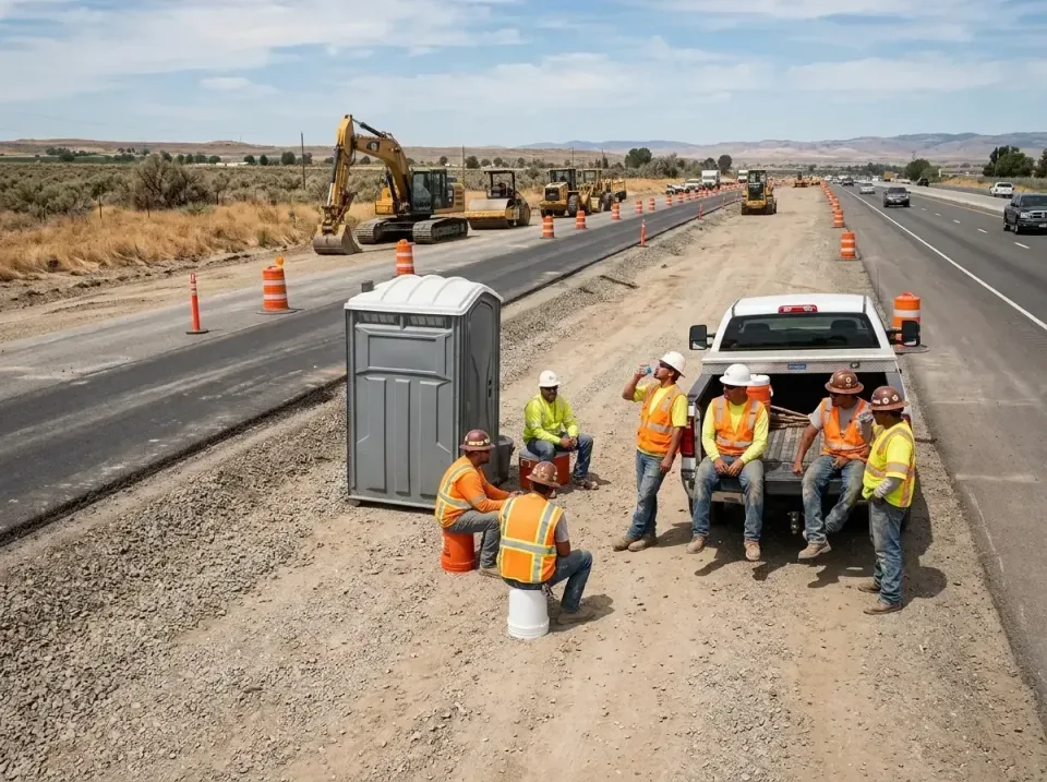 highway-road-construction-crew-007 — frequently asked questions, Porta Potty and Restroom Rentals in Coshocton, OH
